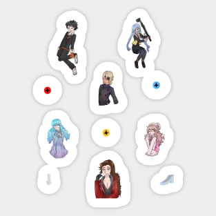 Ai Nirvana Initiative Sticker Sheet And Pattern - Ryuki, Mizuki, Date, Mame, Kizuna, Boss, Tama, Aiba, Marco Sticker